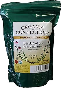 Black Cohosh Root, Cut & Sifted, Organic (1 lb)