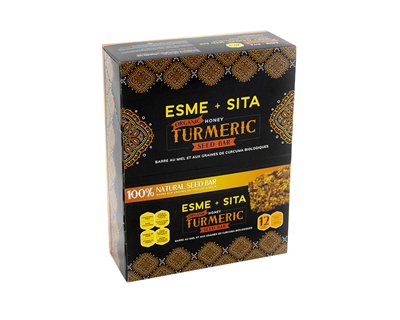 ESME+SITA   Organic Honey Turmeric Seed Bar, 12/pk