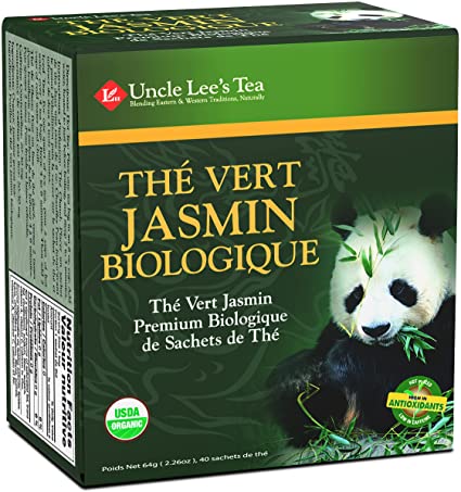 UNCLE LEE'S TEAS Org Jasmine Green 18bg
