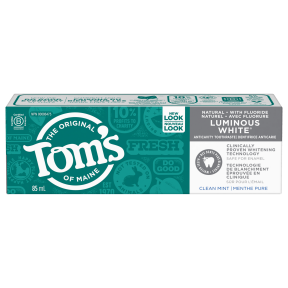 Tom's Of Maine   Luminous White Clean Toothpaste 85ml
