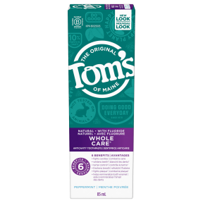 Tom's Of Maine   Tom's Whole Care TPaste Pprmint 85ml