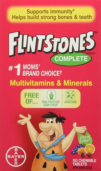 FLINTSTONES VITAMIN COMPLETE FORMULA 150 TABLET