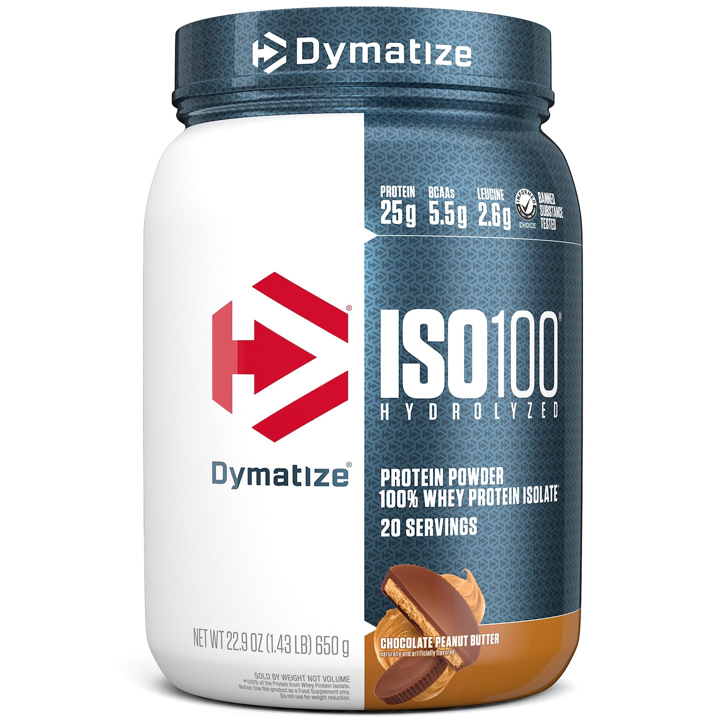 Dymatize Dymatize ISO100 Flavour: Chocolate Peanut Butter
Container Size: 20 Servings Each