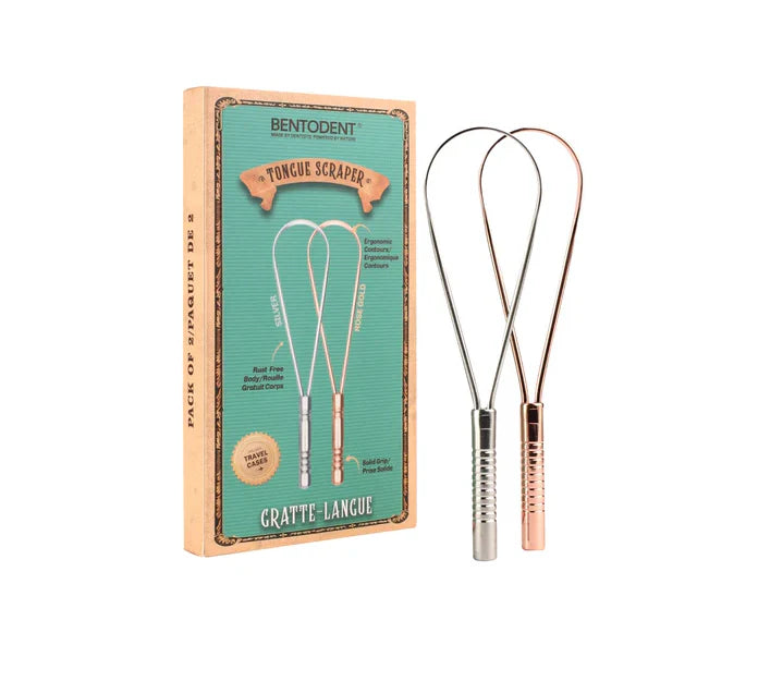 BENTODENT Tongue Scraper, 2pk