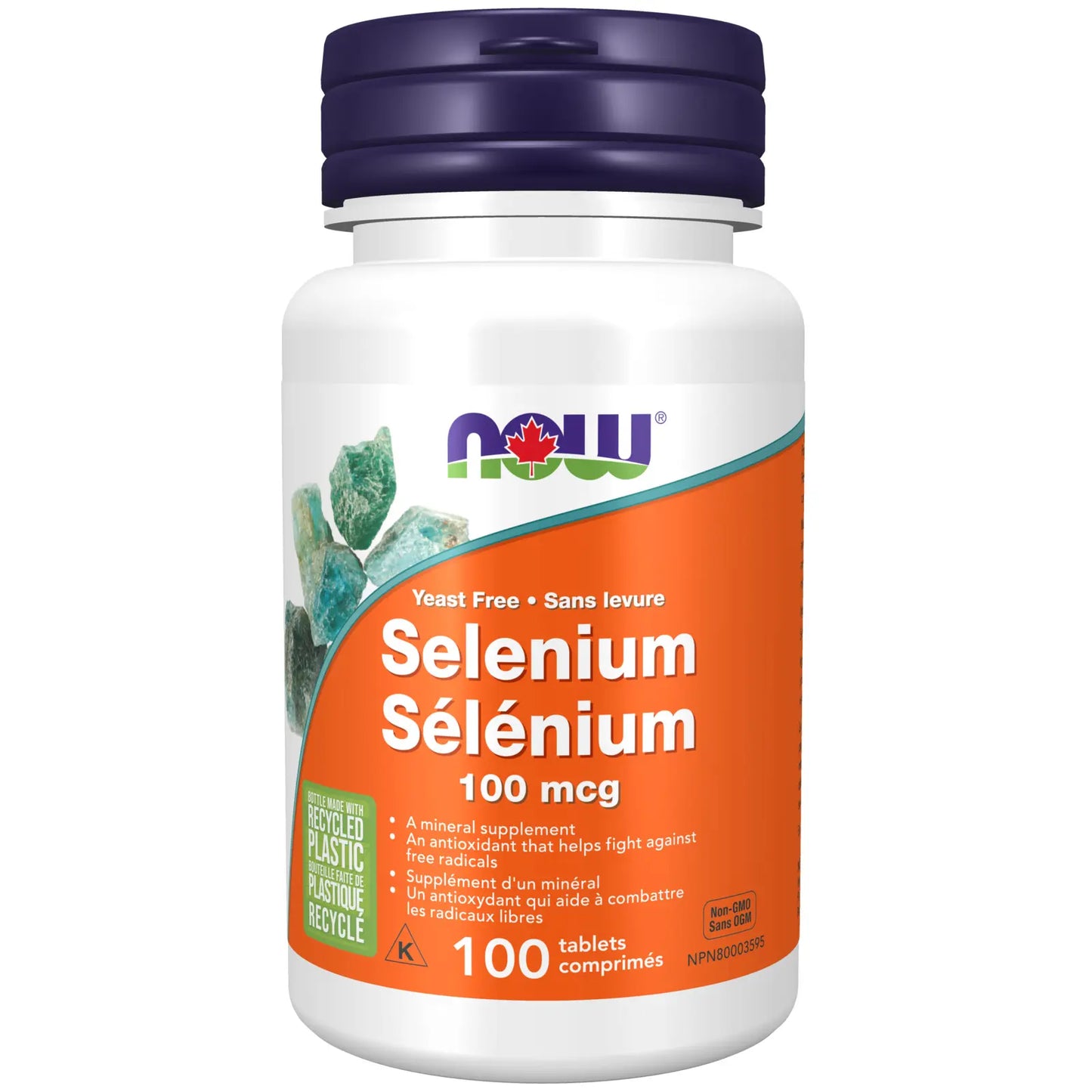 NOW Selenium 100mcg (yeastfree) 250tab