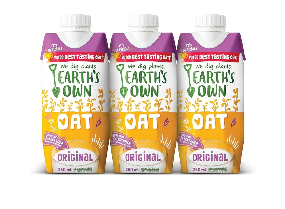 EARTH’S OWN - Oat Original (nut free) 3pk