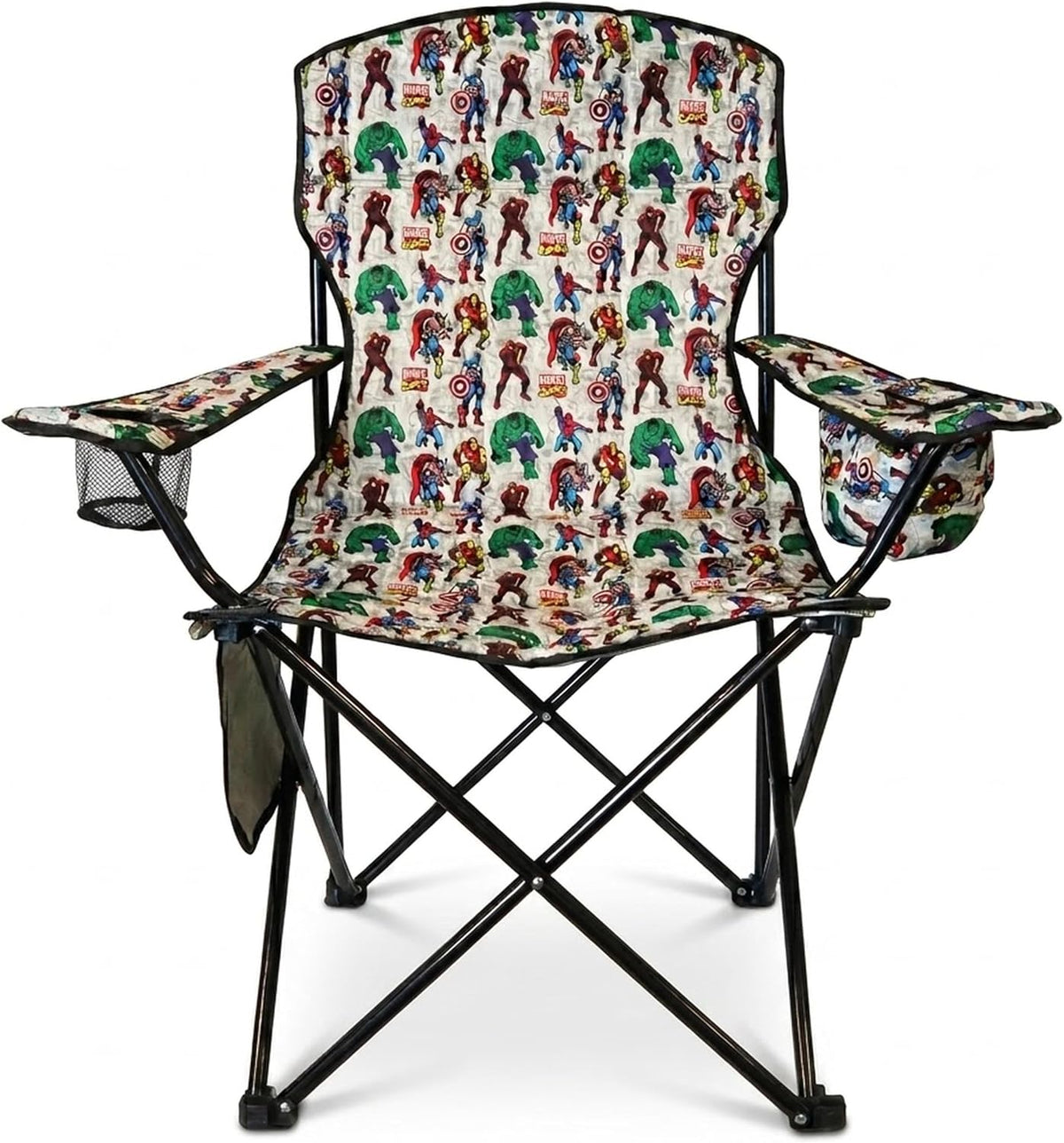 AVENGERS ADULT CAMP CHAIR WITH COOLER 2 pack of 6