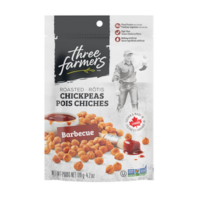 Three Farmers Foods Inc.   Chickpeas   Bbq Chickpeas120G