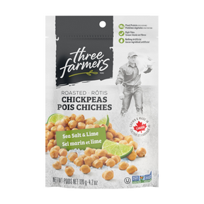 Three Farmers Foods Inc.   Chickpeas   Sea Salt & Lime Chickpeas120G