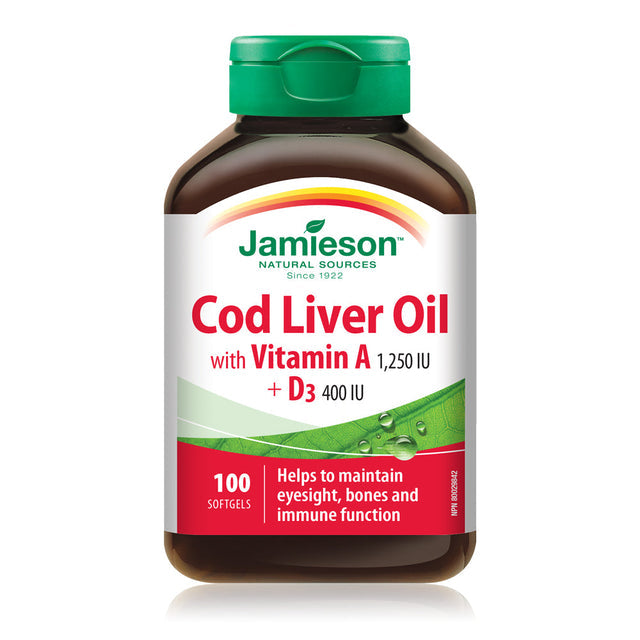 Jamieson JMS Cod Liver Oil 100's 100Liver Oil