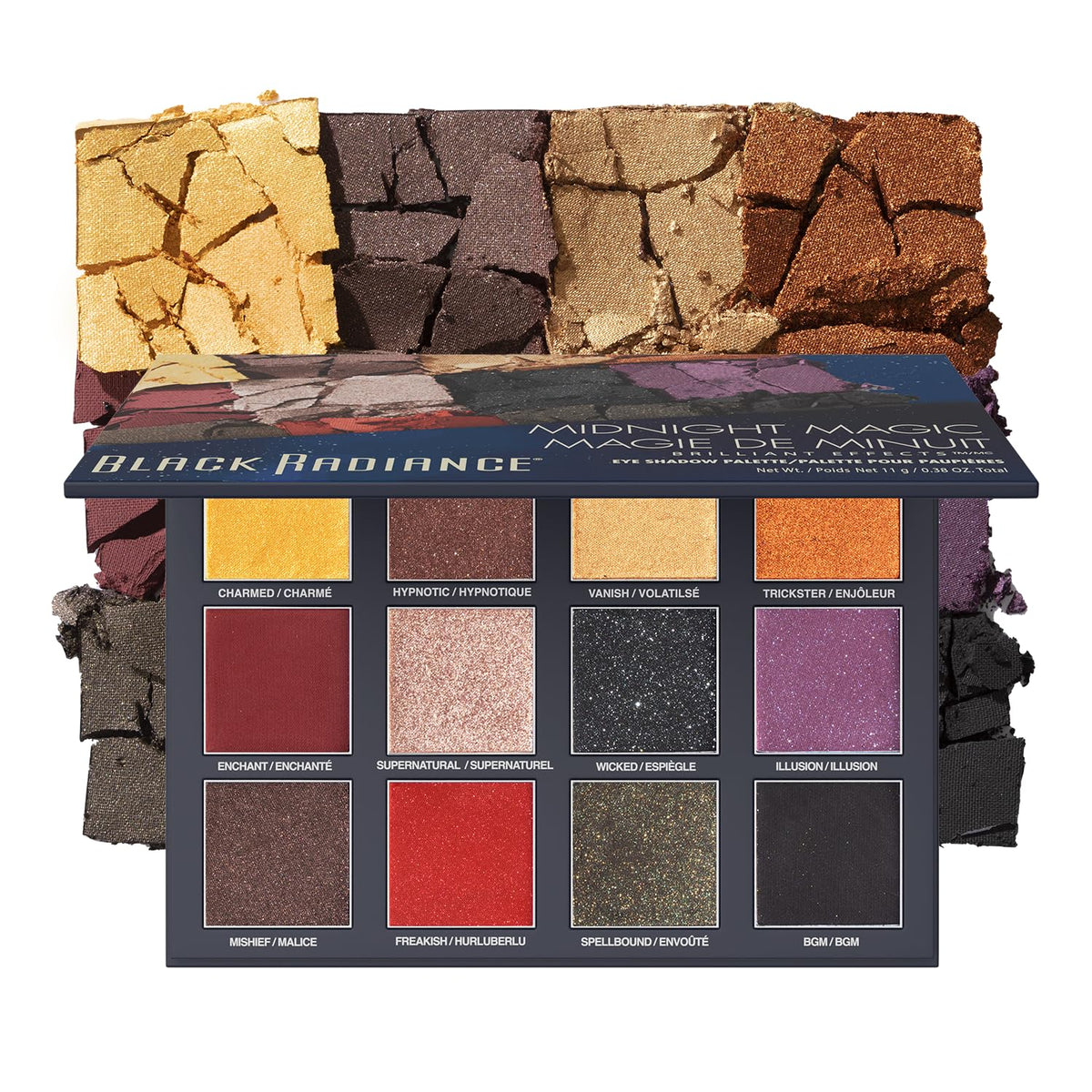 BLACK RADIANCE E/SHAD BRILLIA EFFECT MIDNIGT MAGIC pack of 2
