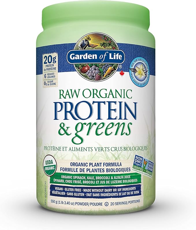 Garden of Life - RAW Organic Protein & greens Vanilla - 550 g