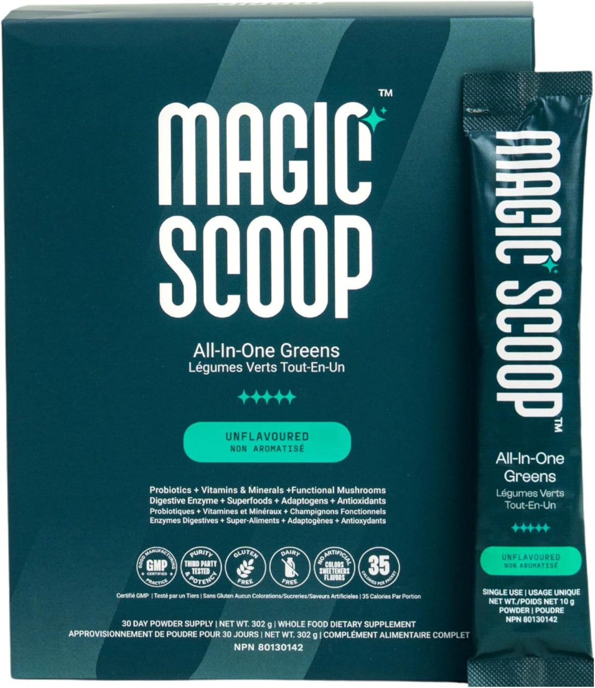 Magic Scoop - Greens Unflavoured 302g