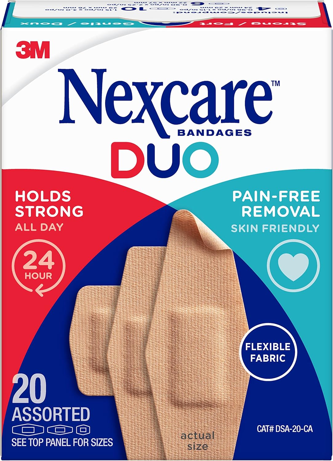 NEXCARE BANDAGES ASTD SIZES 20