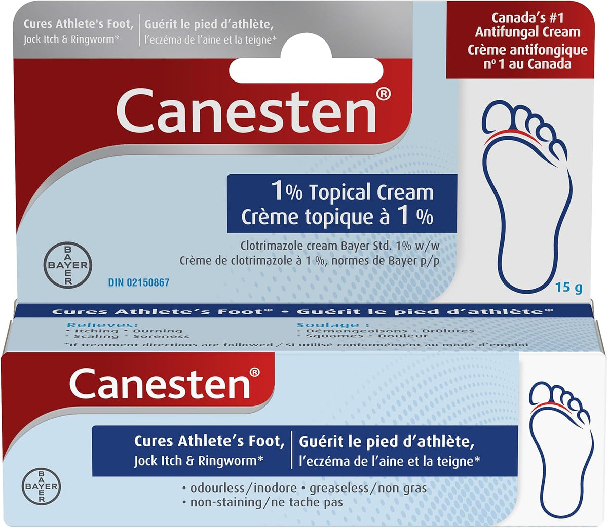 CANESTEN CR TOPICAL ANTI FUNGAL 15G CREAM