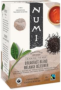 NUMI TEAS Org Breakfast Blend Tea 18ct