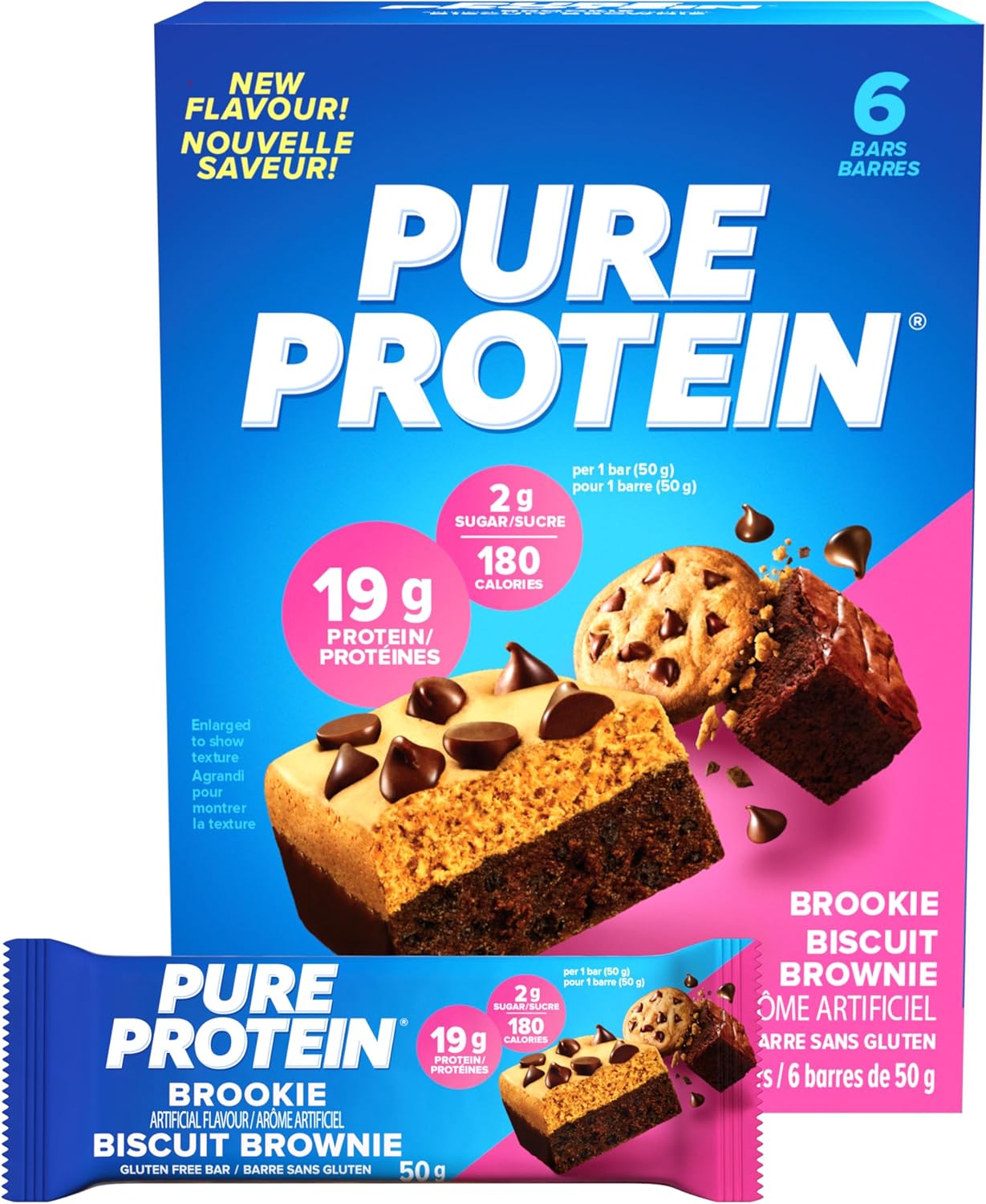 PURE PROTEIN BAR BROOKIE 6X50G BAR