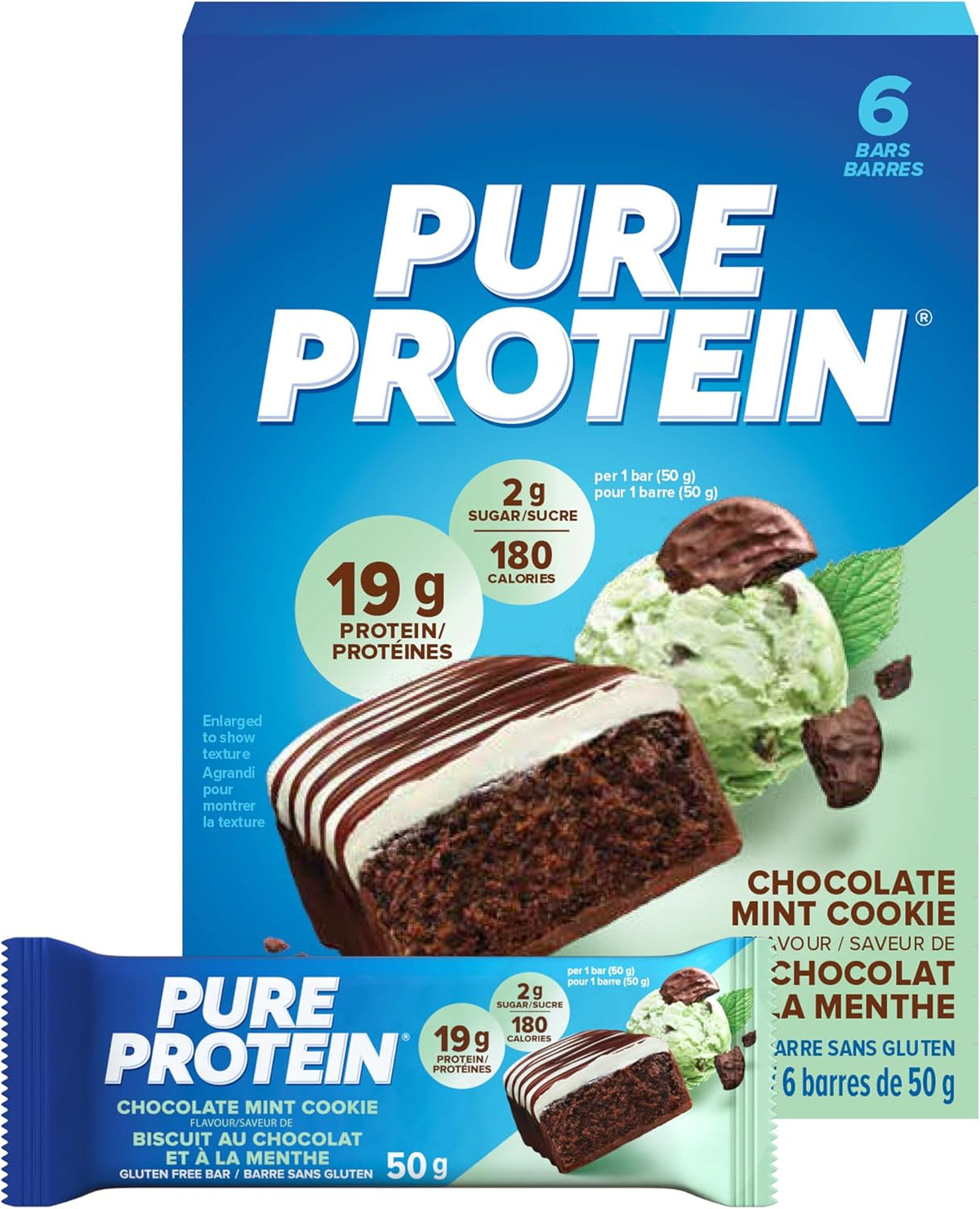 PURE PROTEIN CHOCOLATE MINT COOKIE 6X50G BAR