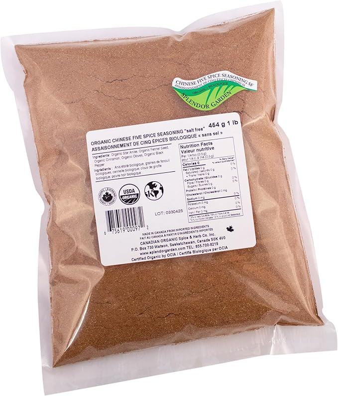 Splendor Garden - Org Chinese 5 Spice Seasoning SF - 454g