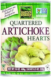 QUARTERED ARTICHOKE HEARTS 400G