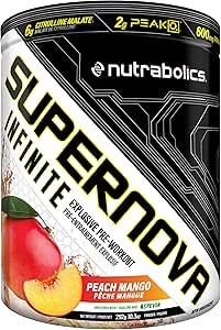 NUTRABOLICS SUPERNOVA INFINITE 20srv PEACH MANGO