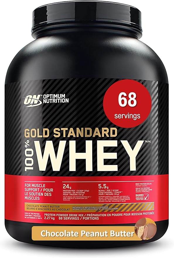 OPTIMUM NUTRITION GOLD STANDARD 100% WHEY_CHOCOLATE PB_5lbs
