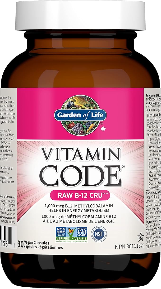Garden Of Life - Vitamin Code Raw B-12 - 30 Vcaps