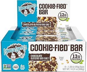 Lenny & Larry's   Chocolate Almond Complete Cookie-Fied Bar, 9 ct