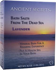 Ancient Secrets Dead Sea Aromatherapy Bath Salts Bath Salt Lavender 1 lb