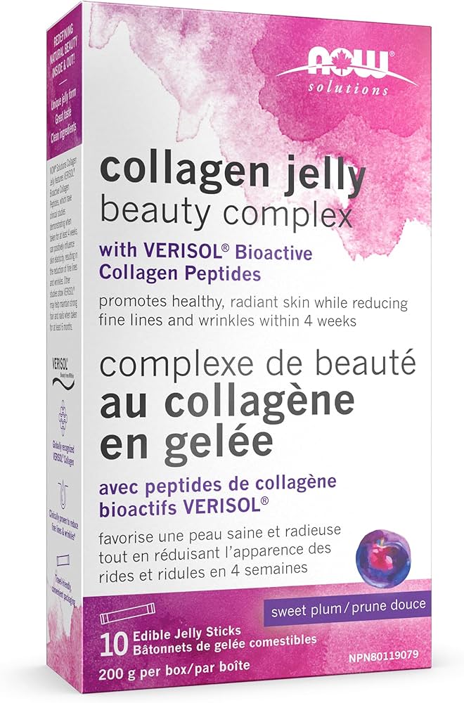 NOW Collagen Jelly Beauty Complex Sweet Plum 20g x 10 sticks