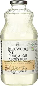 Lakewood   100% Pure Organic Fruit Juices   Org Pure Aloe946ML
