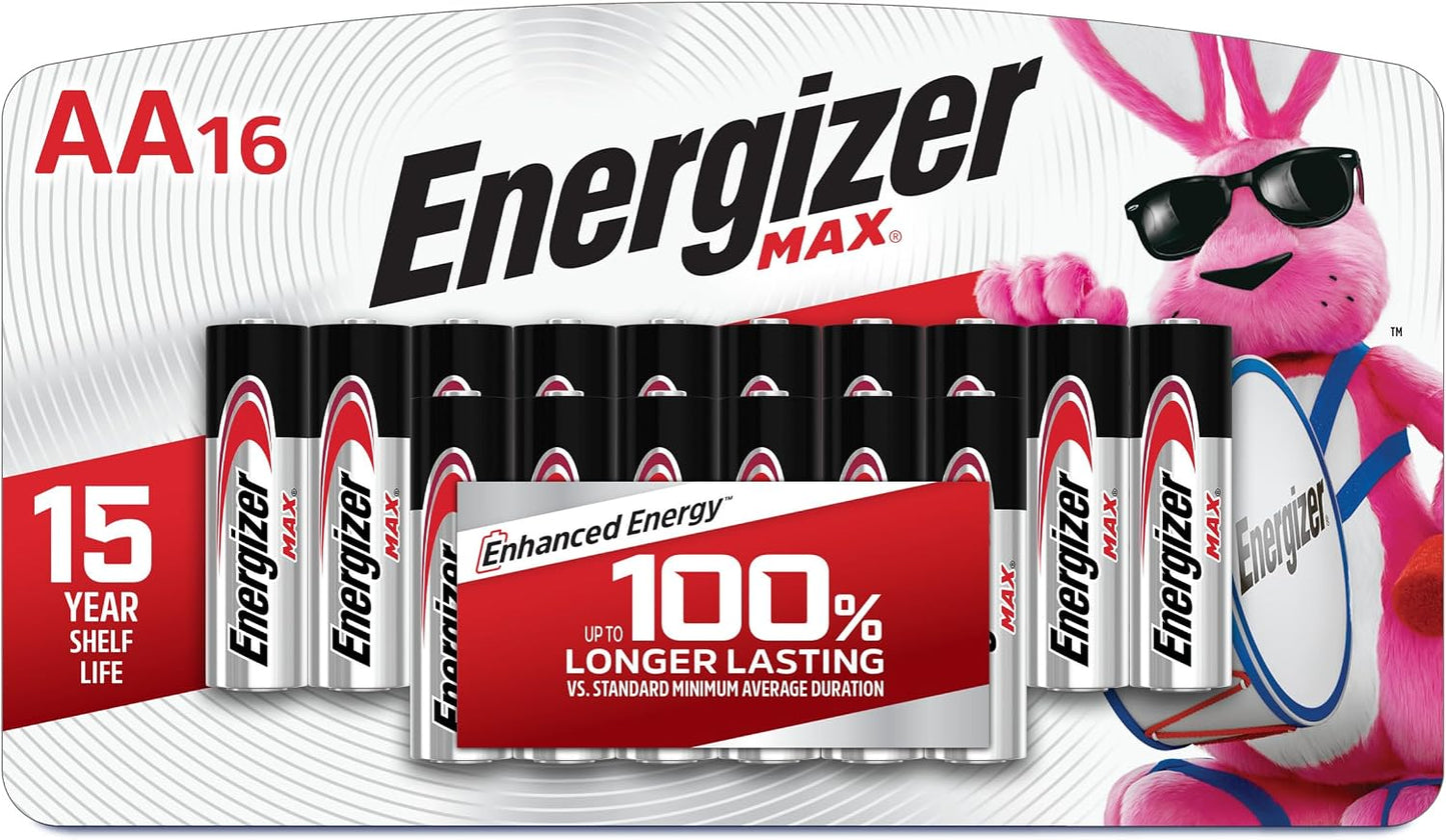 ENERGIZER MAX BATTERIES AA 16