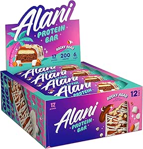 Alani Nu Protein Bar (FE) Rocky Road 48 g-Pack of 12