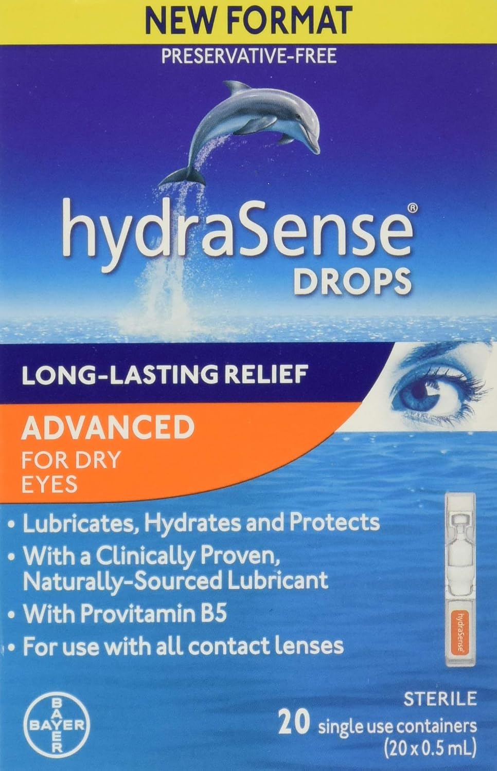 HYDRASENSE DRY EYES VIALS 20X.5ML
