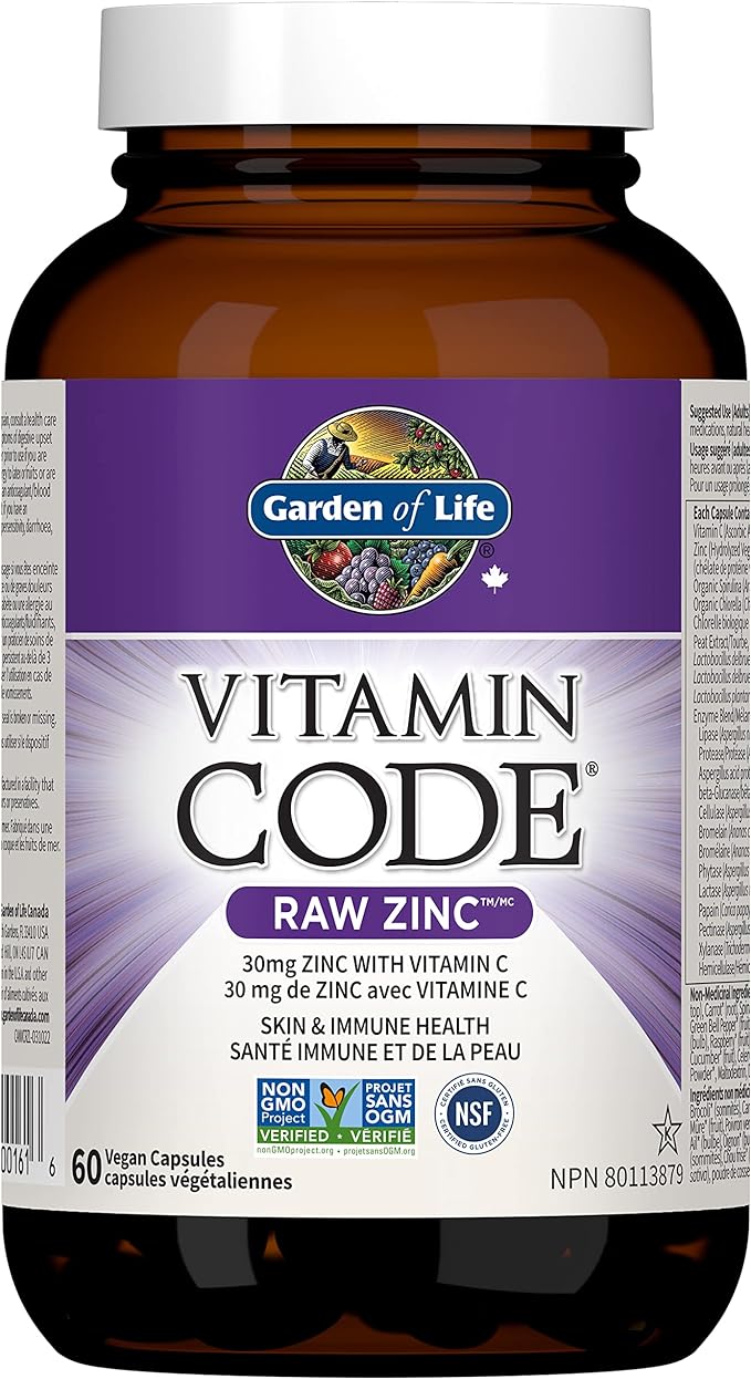 Garden Of Life - Raw Zinc  60 Vcaps