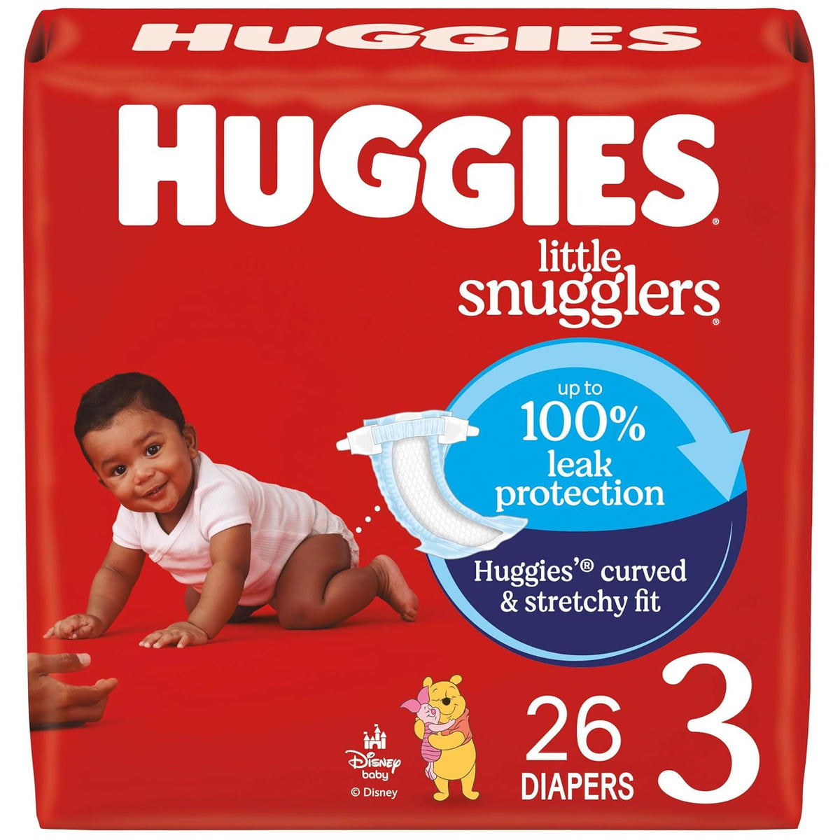 HUGGIES LITTLE SNUGGLERS STP3 JB 26 pack of 4