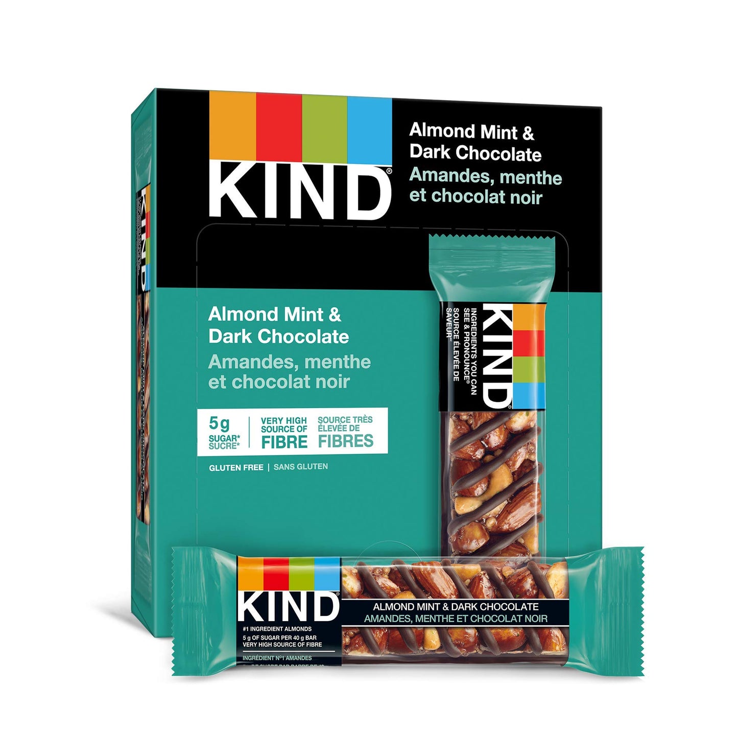KIND SNACKS Almond Mint & Dark Choc 40g*12