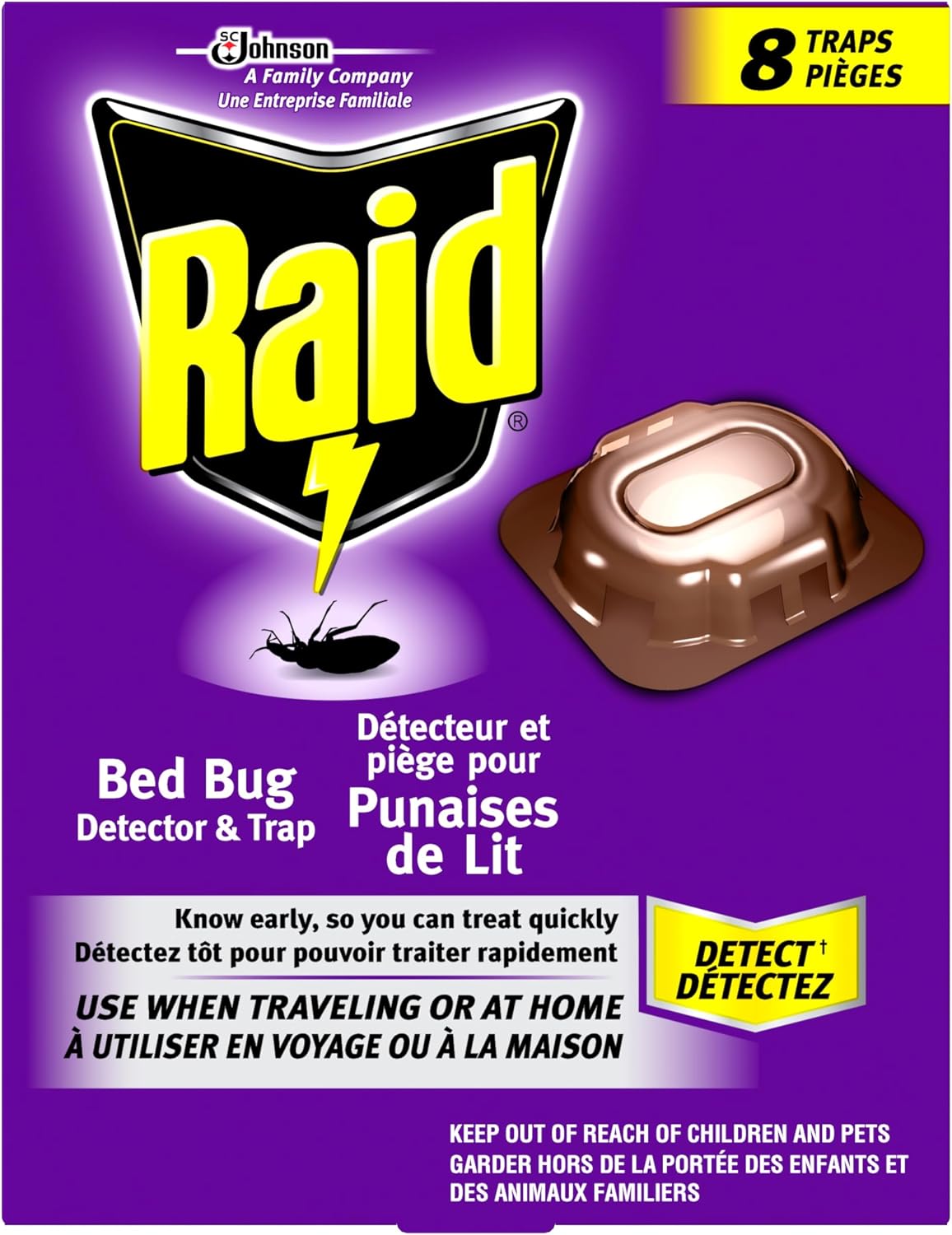 RAID BED BUG DETECTEUR & TRAP8