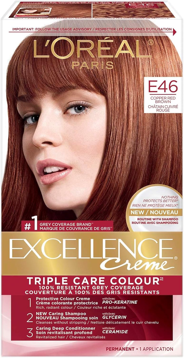 EXCELLENCE PRO-KERATIN COPPER RED BROWN #E46