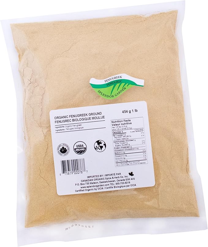 Splendor Garden - Organic Fenugreek Ground - 454g
