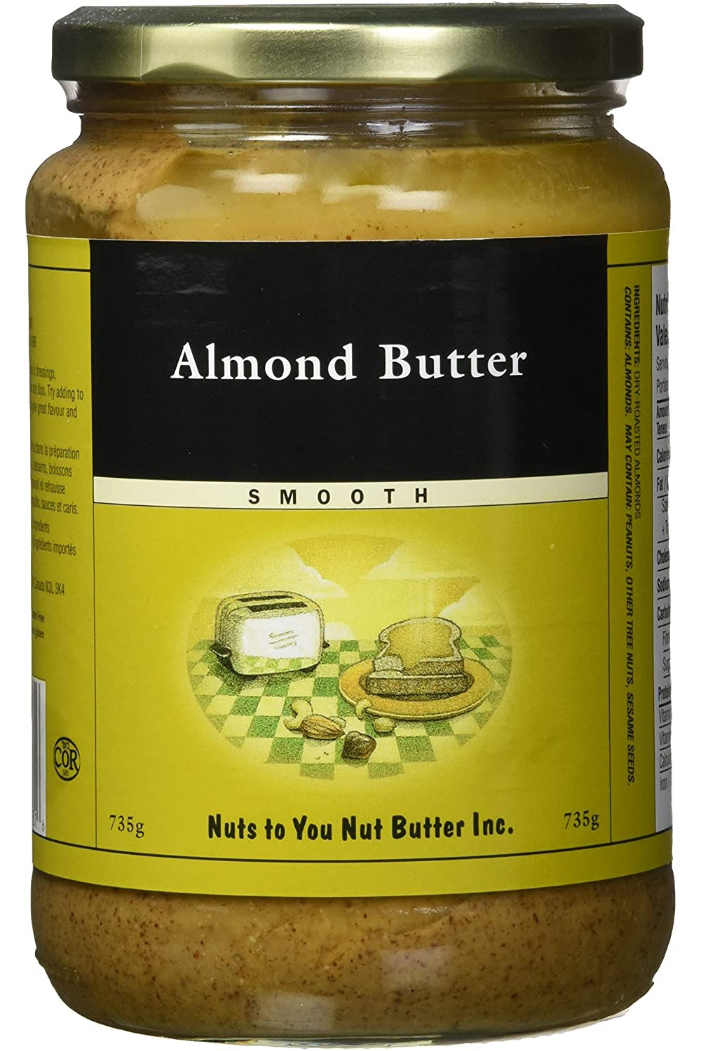 NUTS TO YOU Almond Smooth 735g