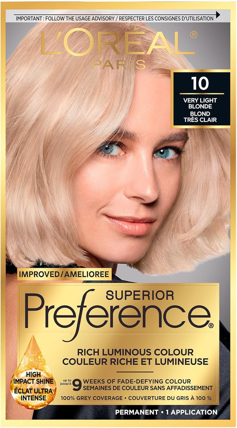 L'OREAL PREFERENCE #10 VERY LIGHT BLONDE