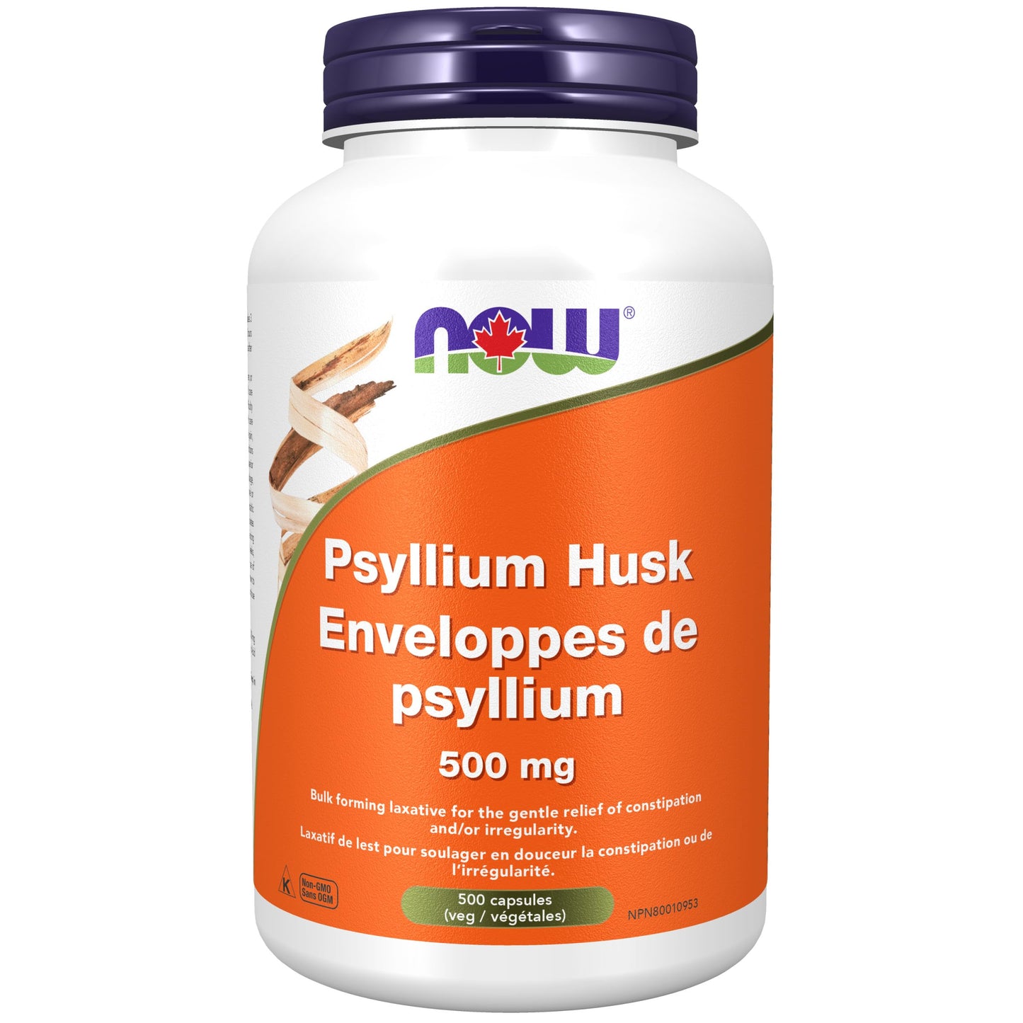 NOW Psyllium Husk 500mg 500cap