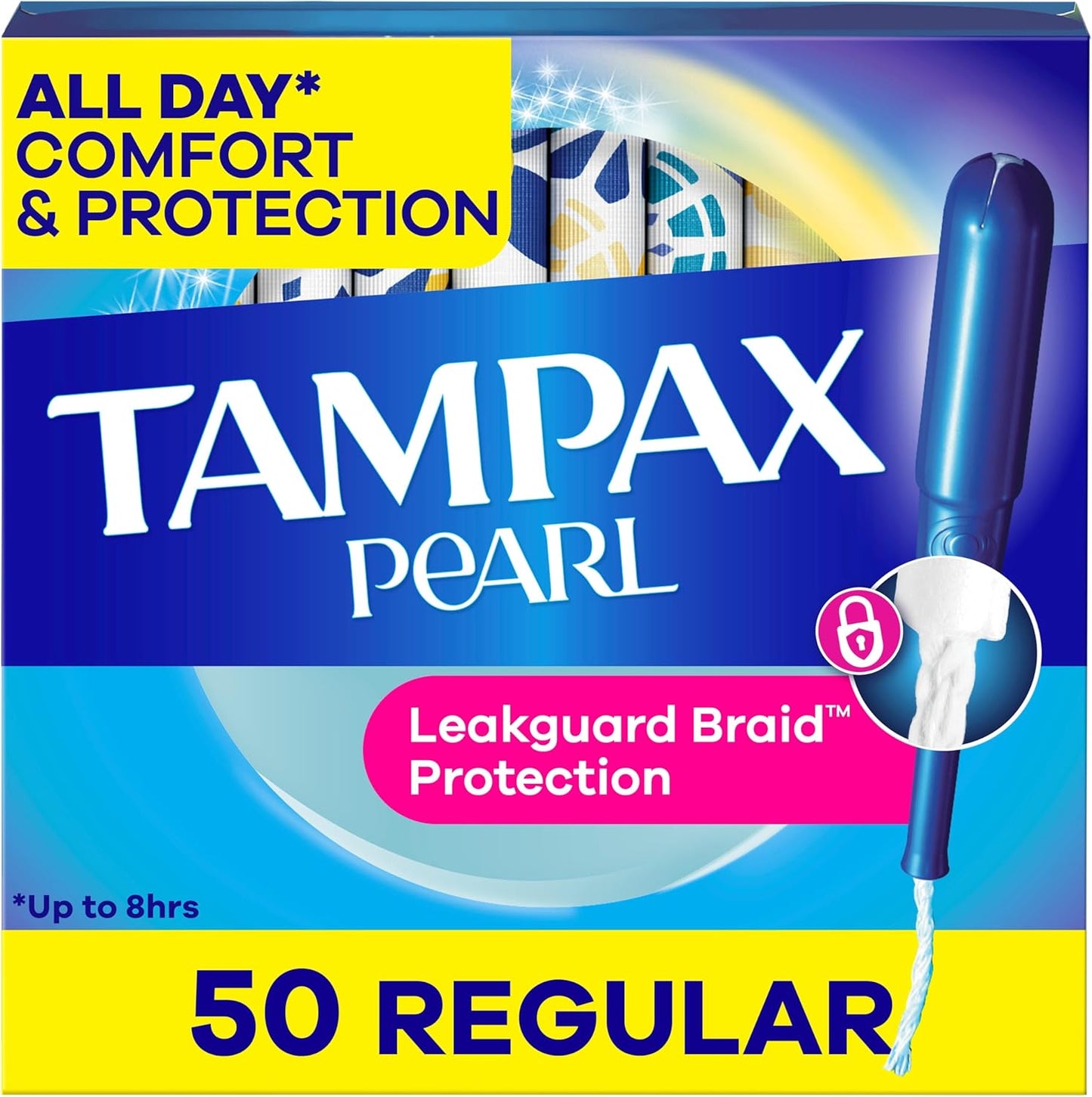 TAMPAX PEARL REGULAR UNSCENTED 50