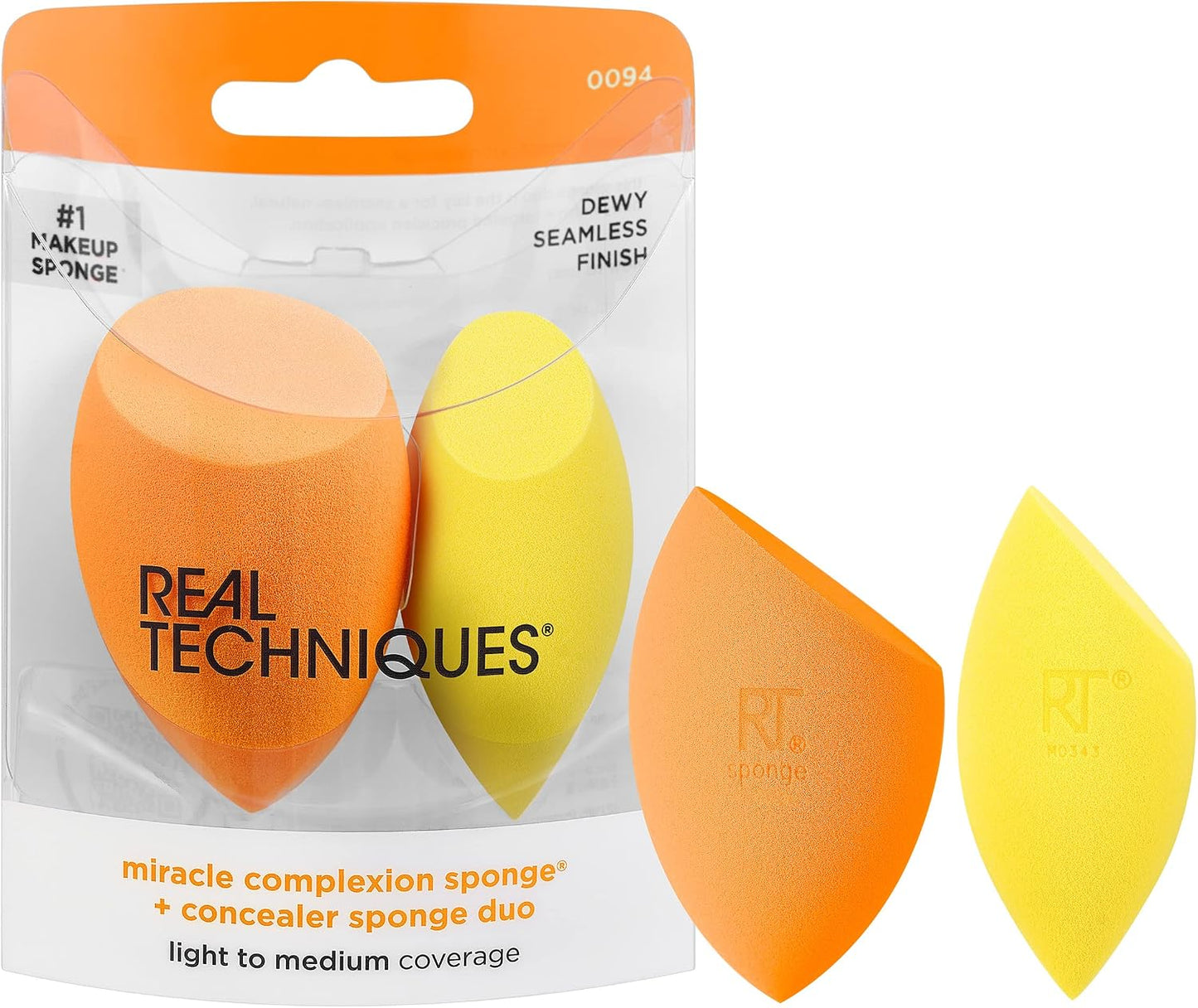 REAL TECHNIQUES SPONGE MIRACLE & COMPLEX DUO pack of 2