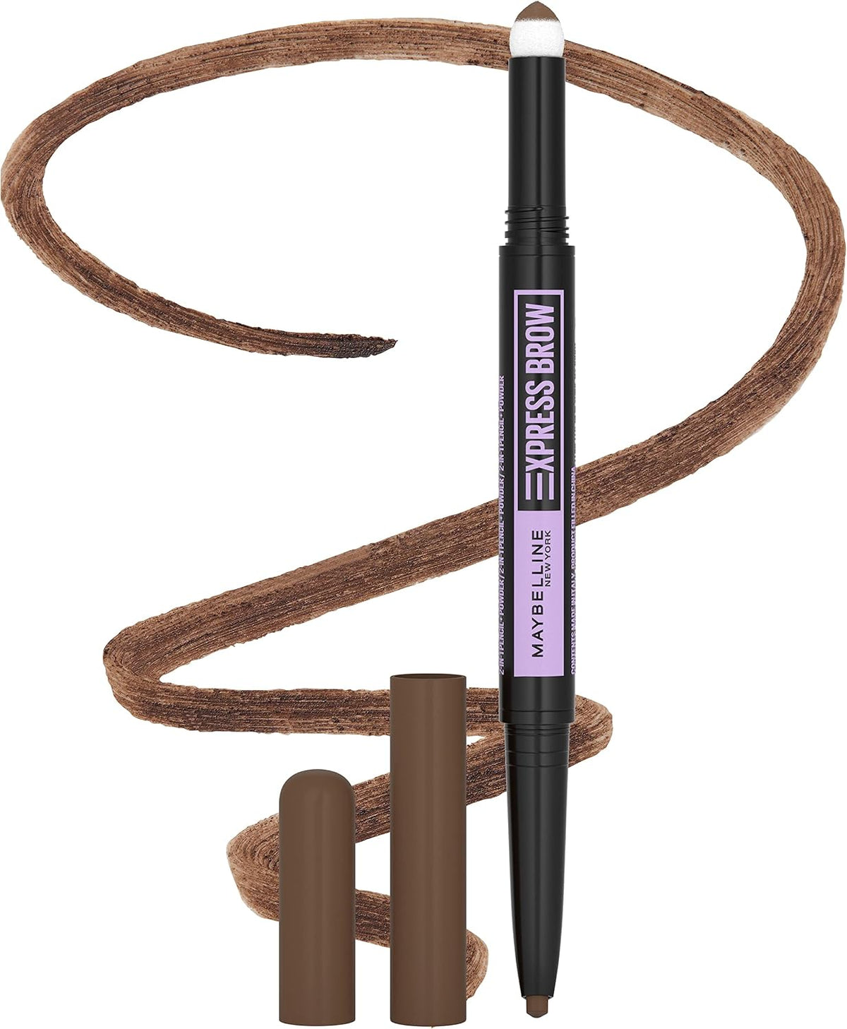 MAYBELLINE EXPRESS BROW DUO MD BROWN pack of 2