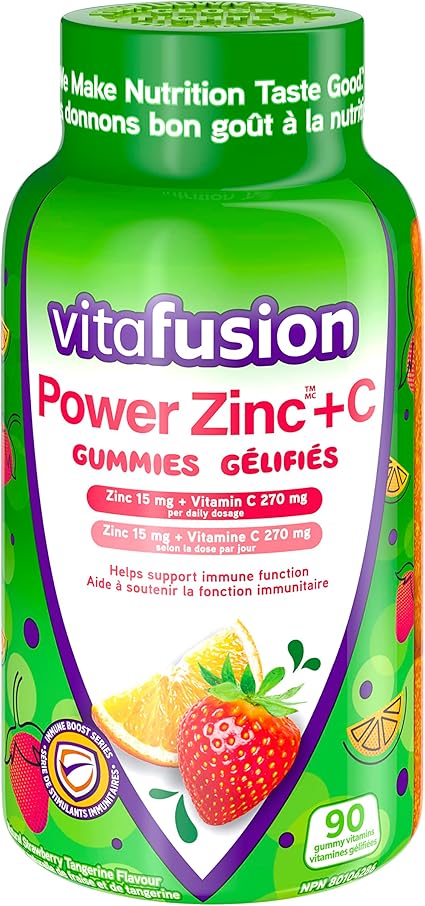 VITAFUSION POWER ZINC+C VITAMINS GUMMY ADULTS 90 GUMMY