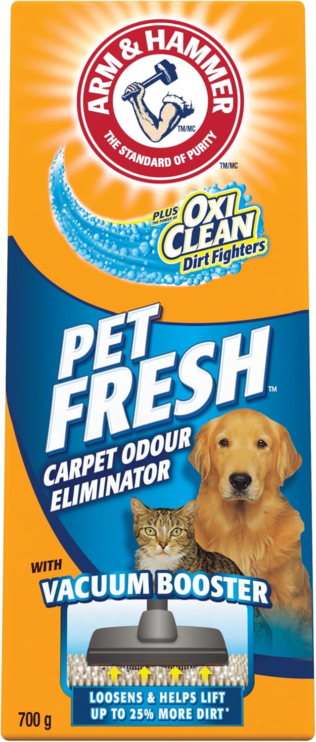 ARM&H CARPET ODOUR ELIMINATOR PET FRESH 700G pack of 12
