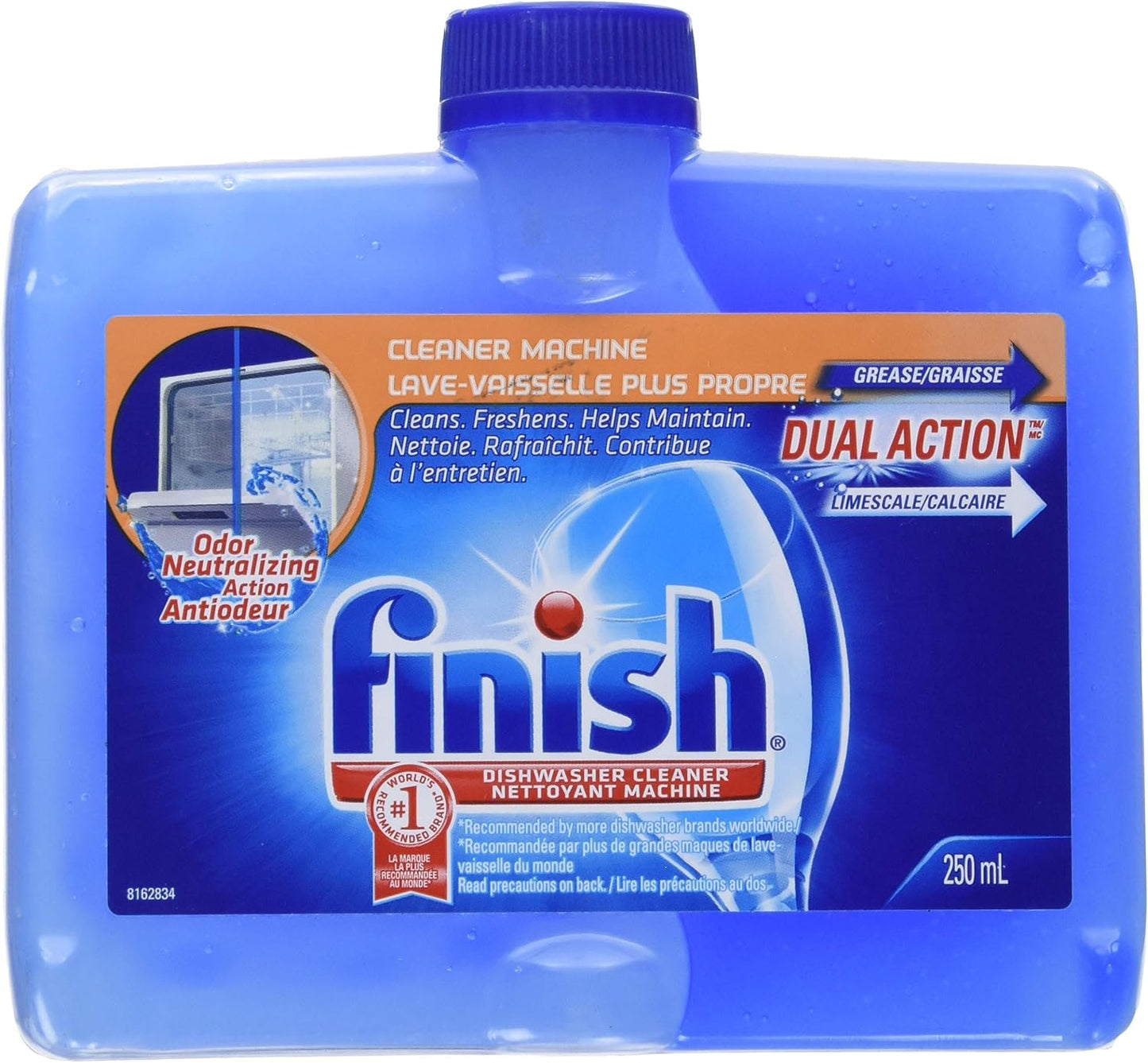 FINISH DISHWASHER CLEANER 250ML pack of 8