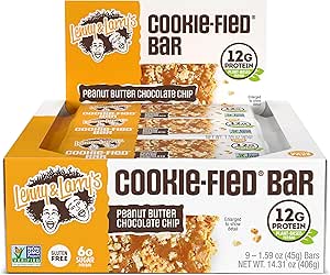 Bucked Up   PB Chocolate Chip Complete Cookie-Fied Bar, 9 ct